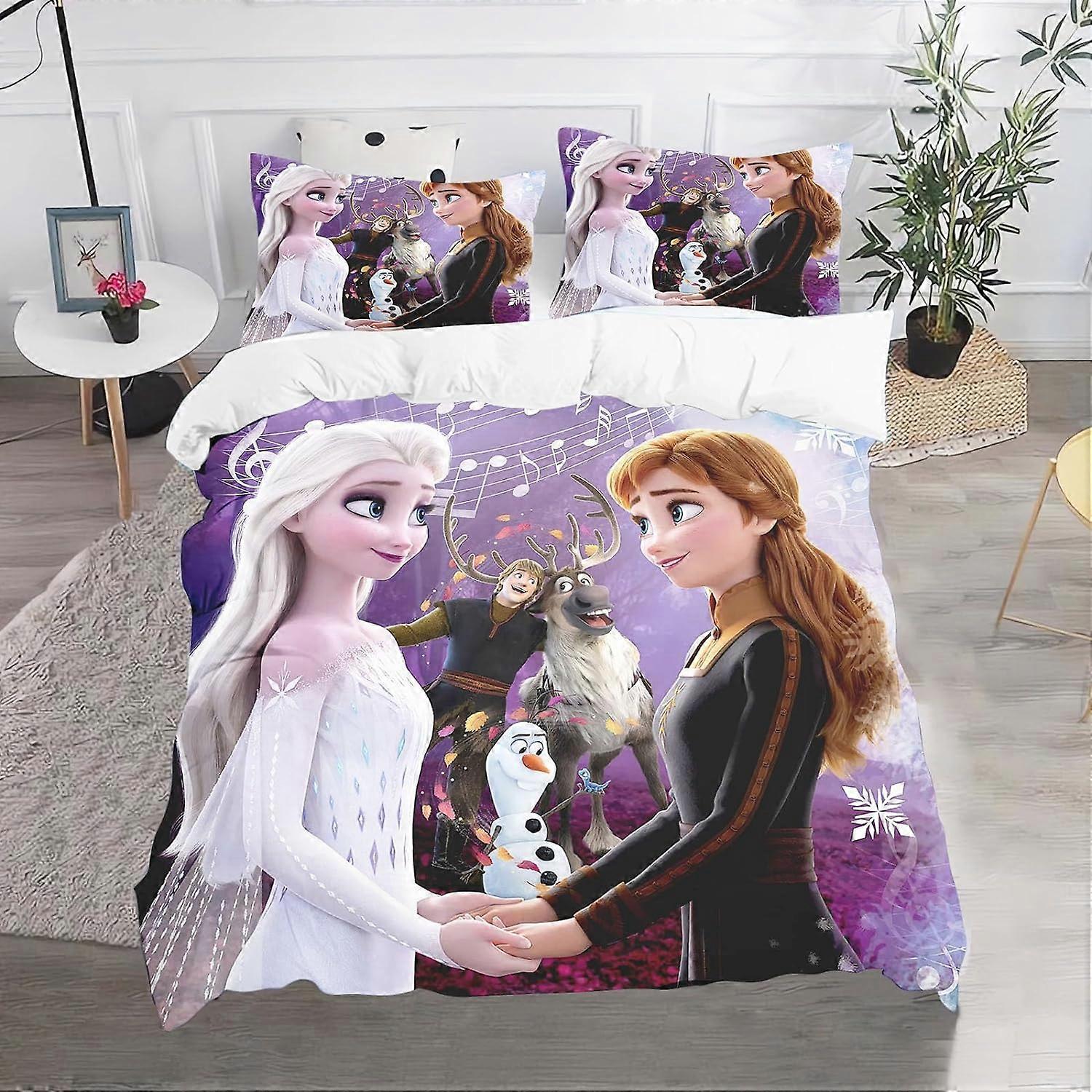 Frozen Bedding Set, Duvet Cover, Teens, 3D Printing Pattern