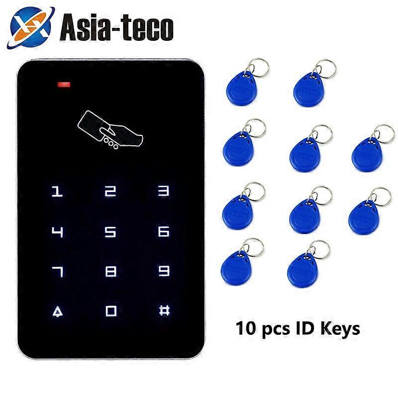 Standalone Backlight Access Controller 125Khz RFID Access Control Keypad Digital Touch Screen Card Reader Door Lock System
