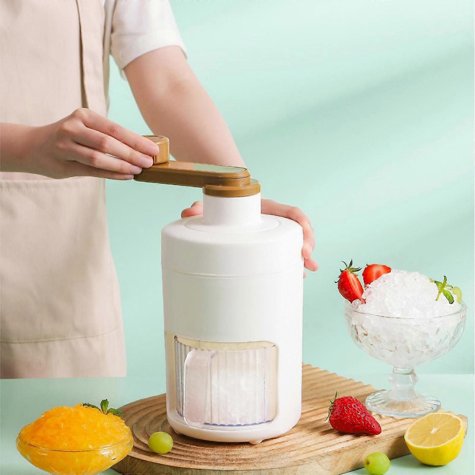 New Type Shaved Ice Household Small Manual Ice Breaker Hand Made Ice Sand Hail Ice Breaking Tool FLYE1209