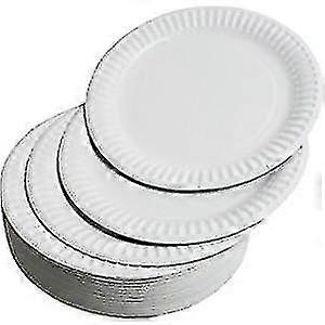 Premium Quality Large Disposable Party Paper Plates 100 Pack 23cm | Strong Paper Plates Perfect For Any Occassion