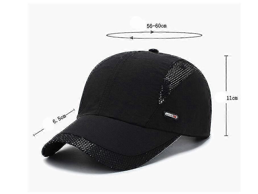 Men's Athletic Baseball Fitted Cap,adjustable Size For Running