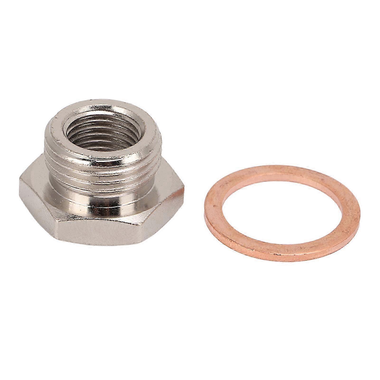 Sauerstoffsensoradapter Metall M18x1.5 M12x1.25 Gewinde O2 Wandlerstecker Autozubehör