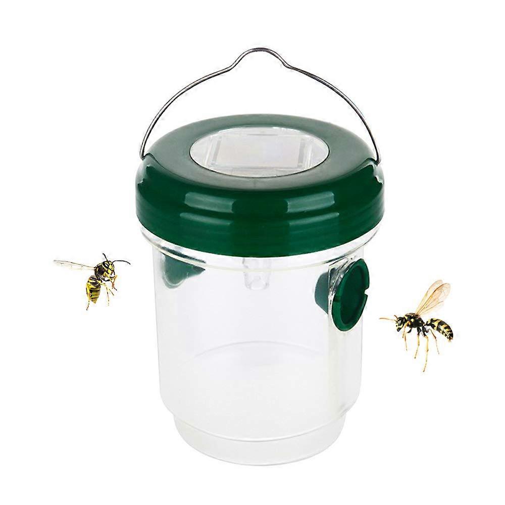 Wasp Trap Wasp Catcher Bee Trap Yellow Jacket Traps Fruit Fly Trap LED Solar Powered Wasp Killer Hanging Garden Wasp