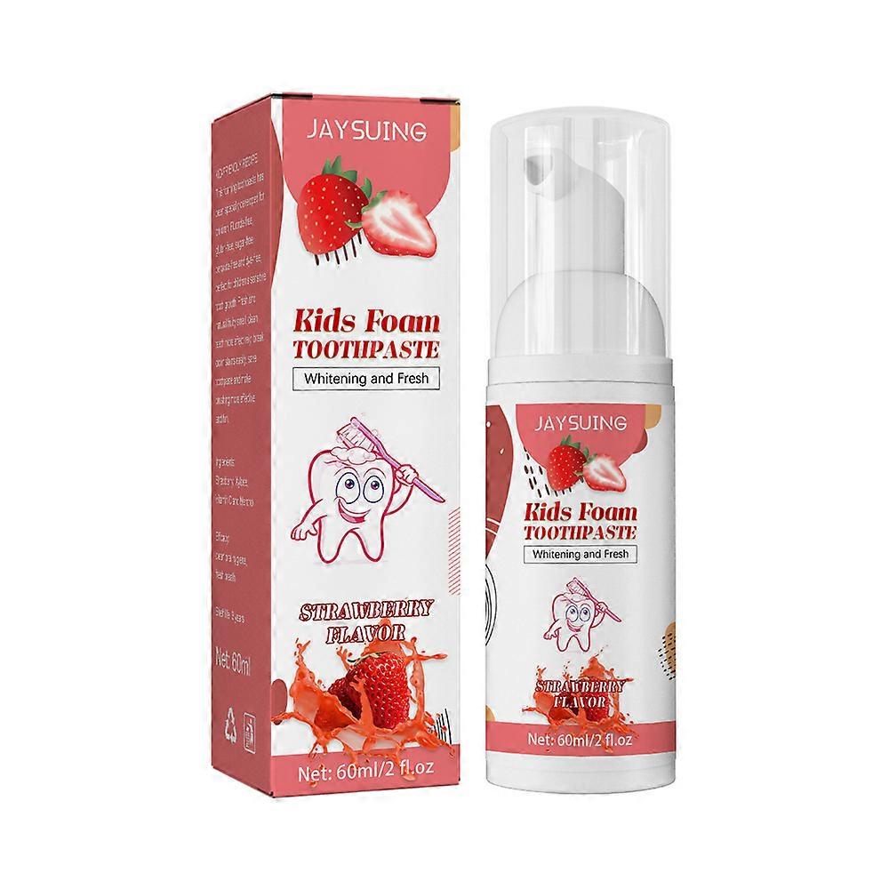 Childrens Foam Toothpaste, Tooth Whitening Mousse Toothpaste, Oral Cleaning,