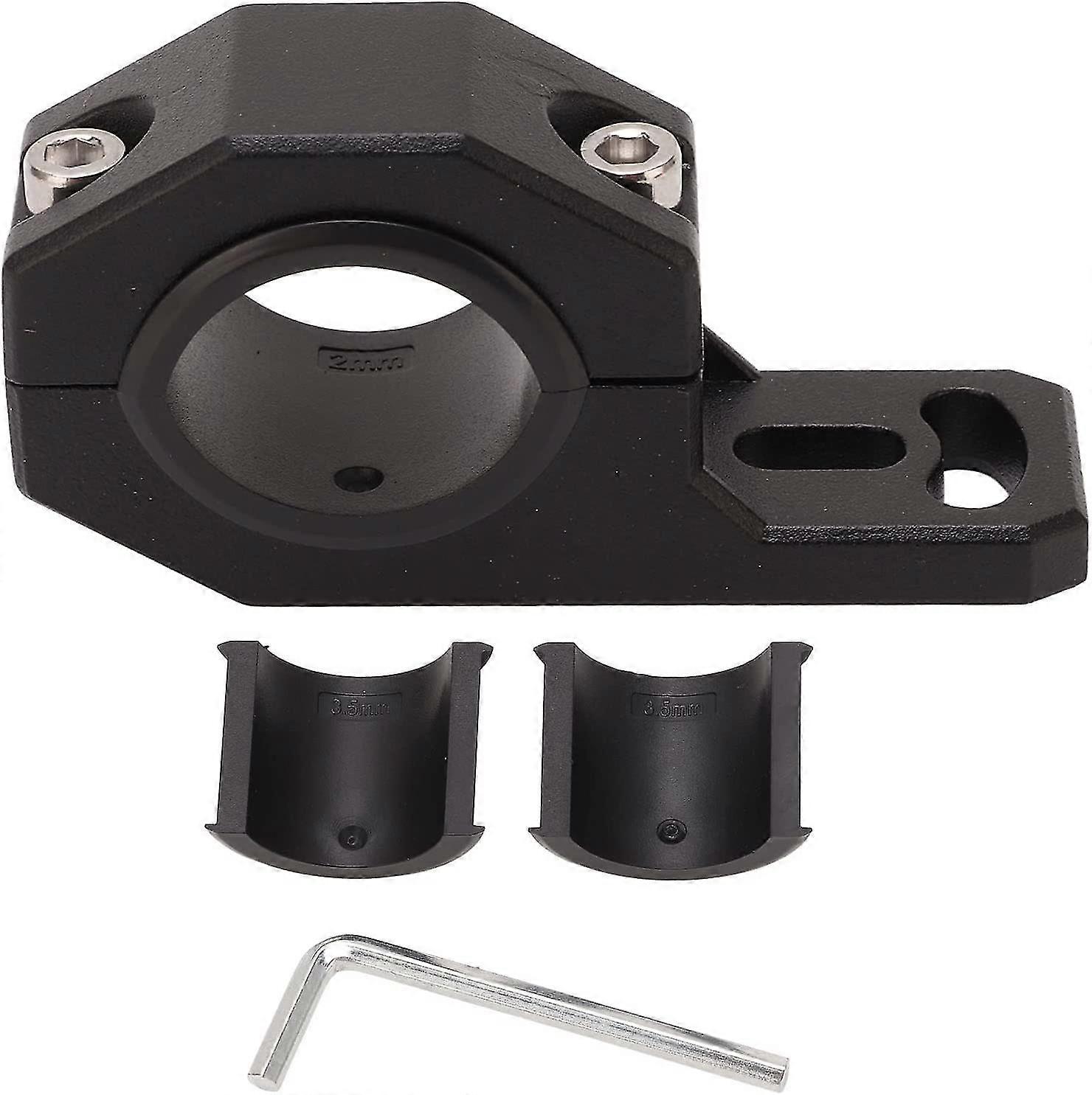 Light Bar Mounting Bracket Aluminum Motorcycle Headlight Bracket Spotlight Headlight Mounting Bracket (black) (1pcs)