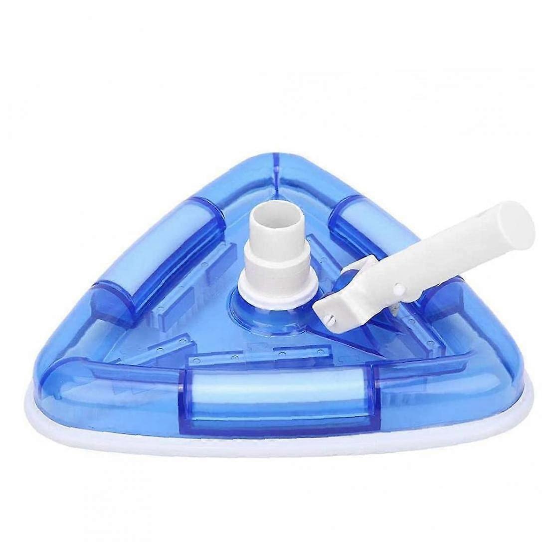 Swimming Pool Suction Head Transparent Triangular Vacuum Floor Head with Brush Hose Interface