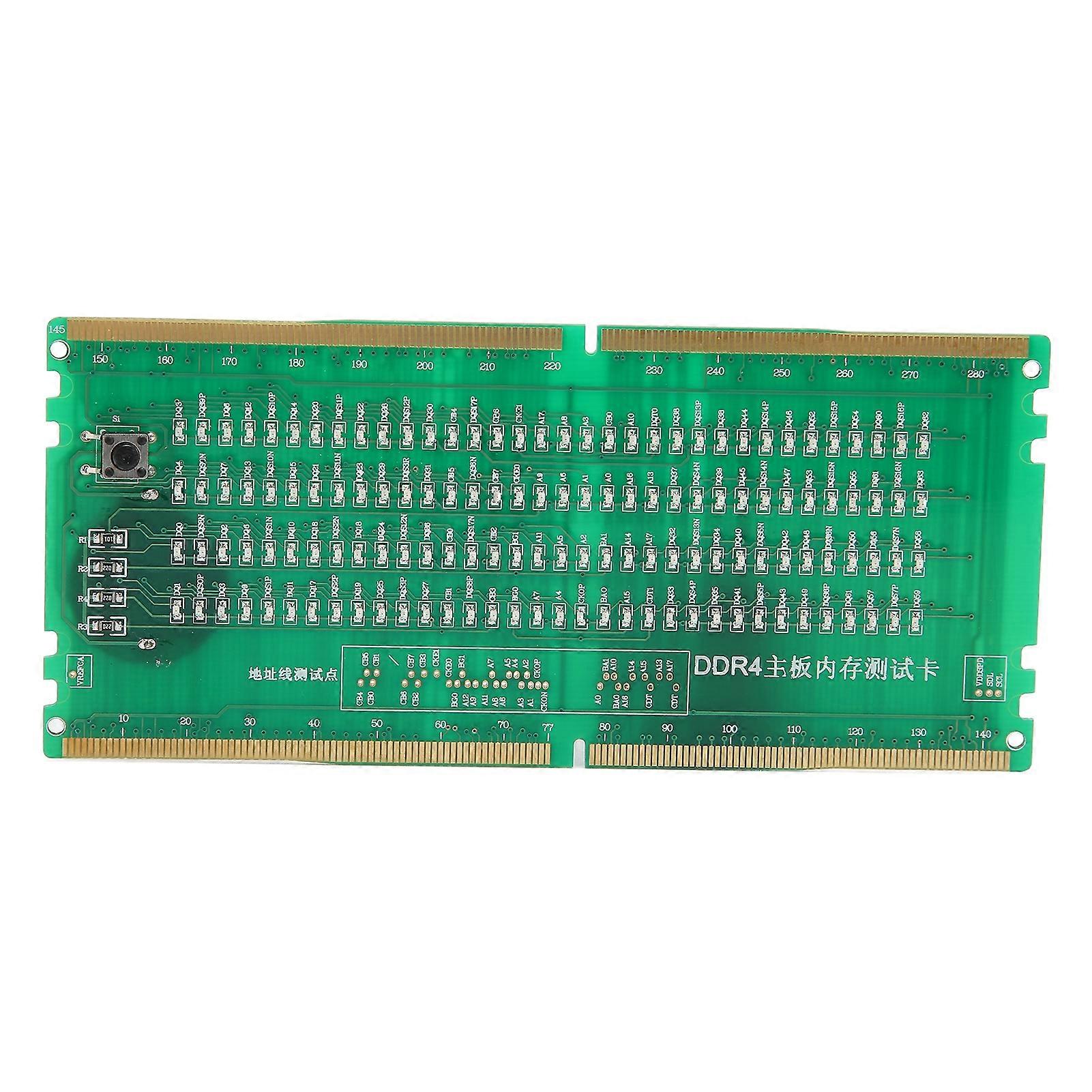 Computer Memory Tester PCB Material Forward Reverse Available Computer DDR4 Memory Tester with LED for PC