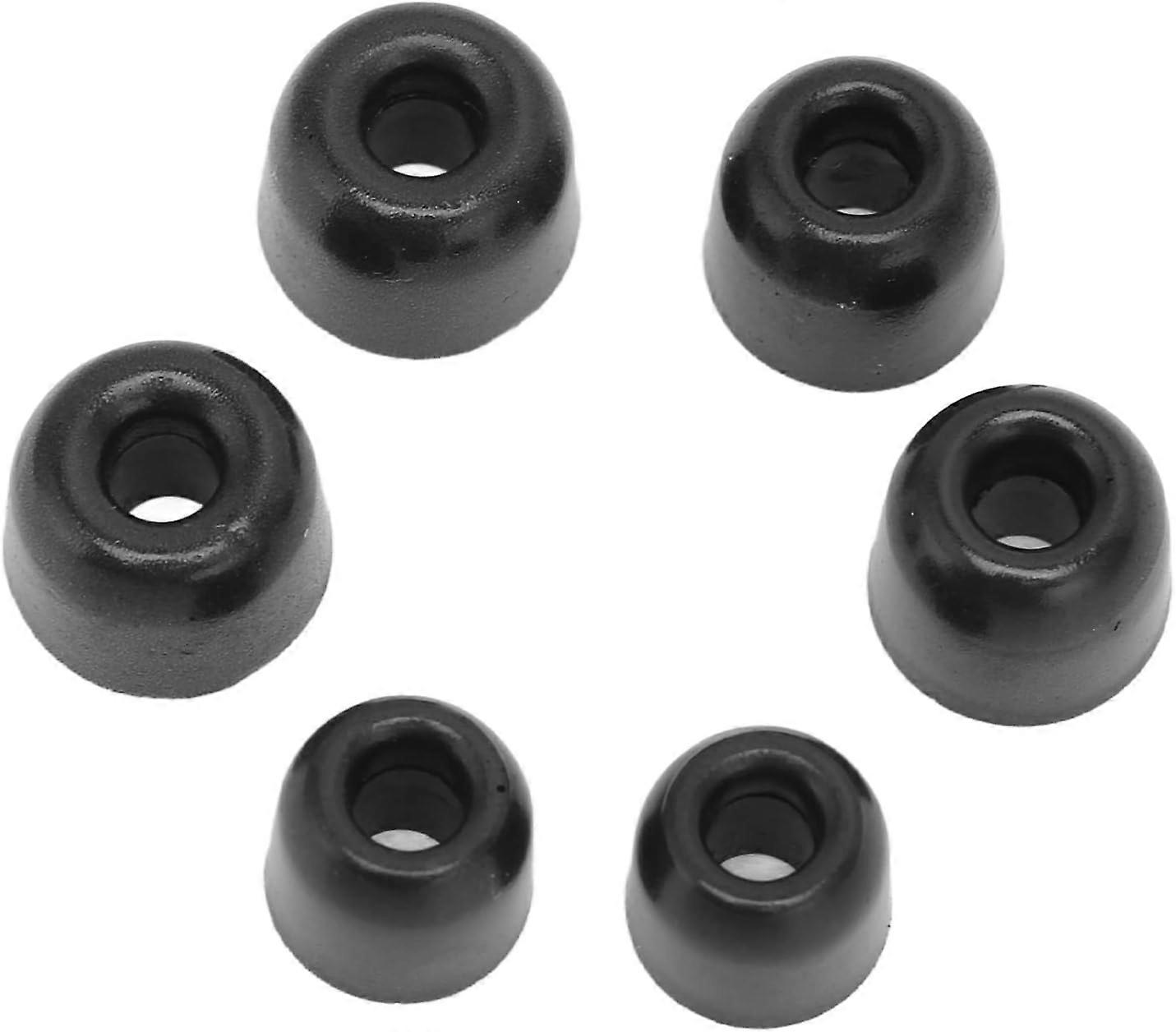 6pcs Soft and Smooth Memory Foam Ear Tips Earbuds Noise Reduction Isolation Replacement Earplugs Accessories 4.56.0mm for Inner Sound Hole