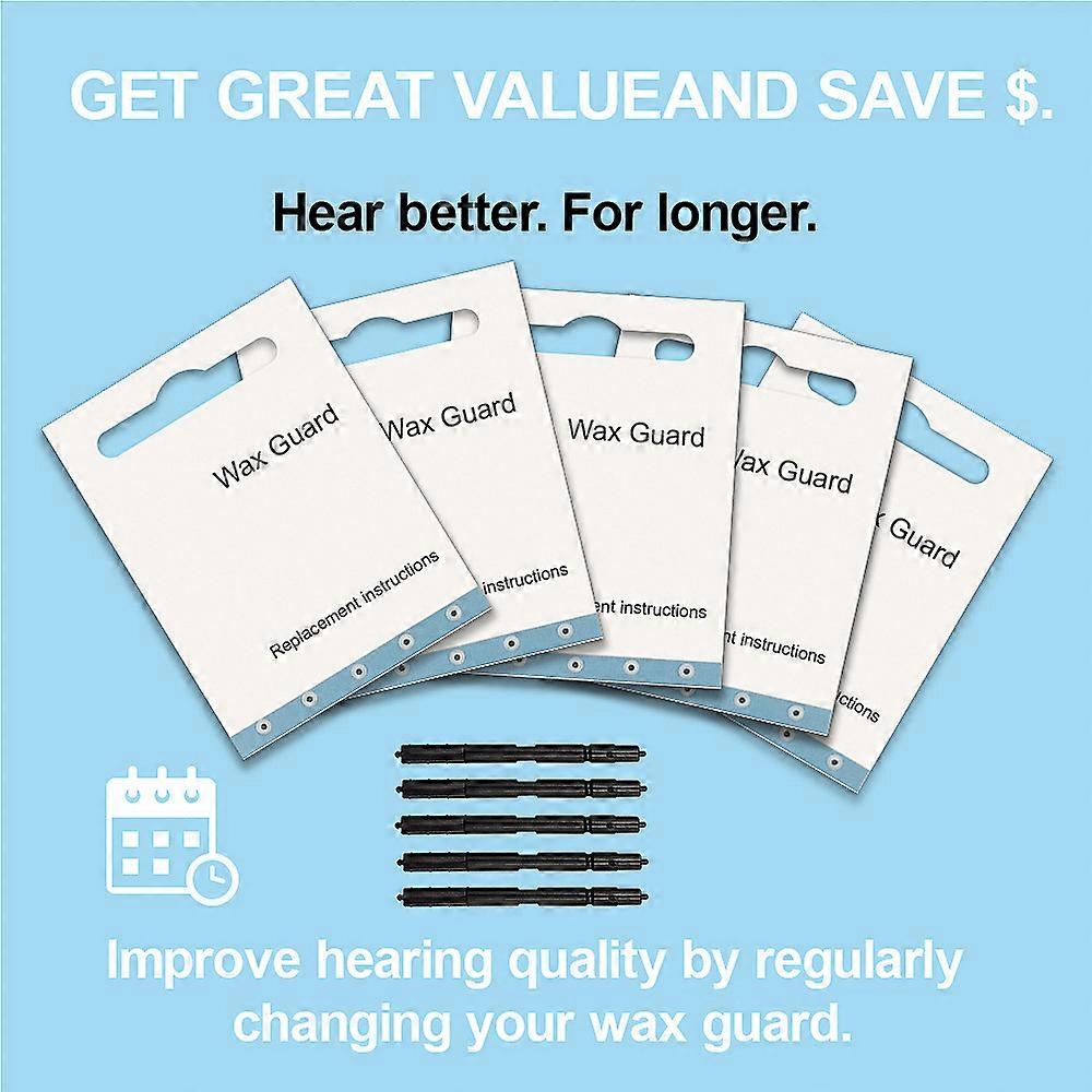 earwax protector for hearing aids, care tools disposable wax filter 1.0, Cleaning kit, Hearing protection, accessory