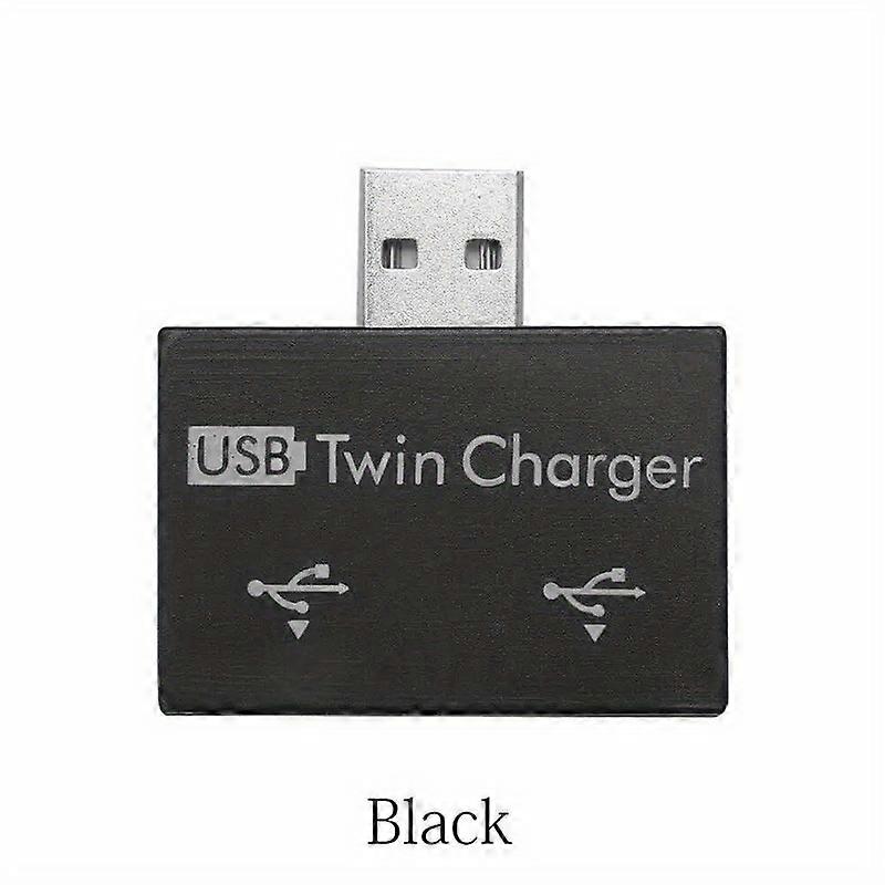 2.0 USB Splitter - Connect Two Devices Simultaneously with 1 Male to 2 Female USB Hub Adapter