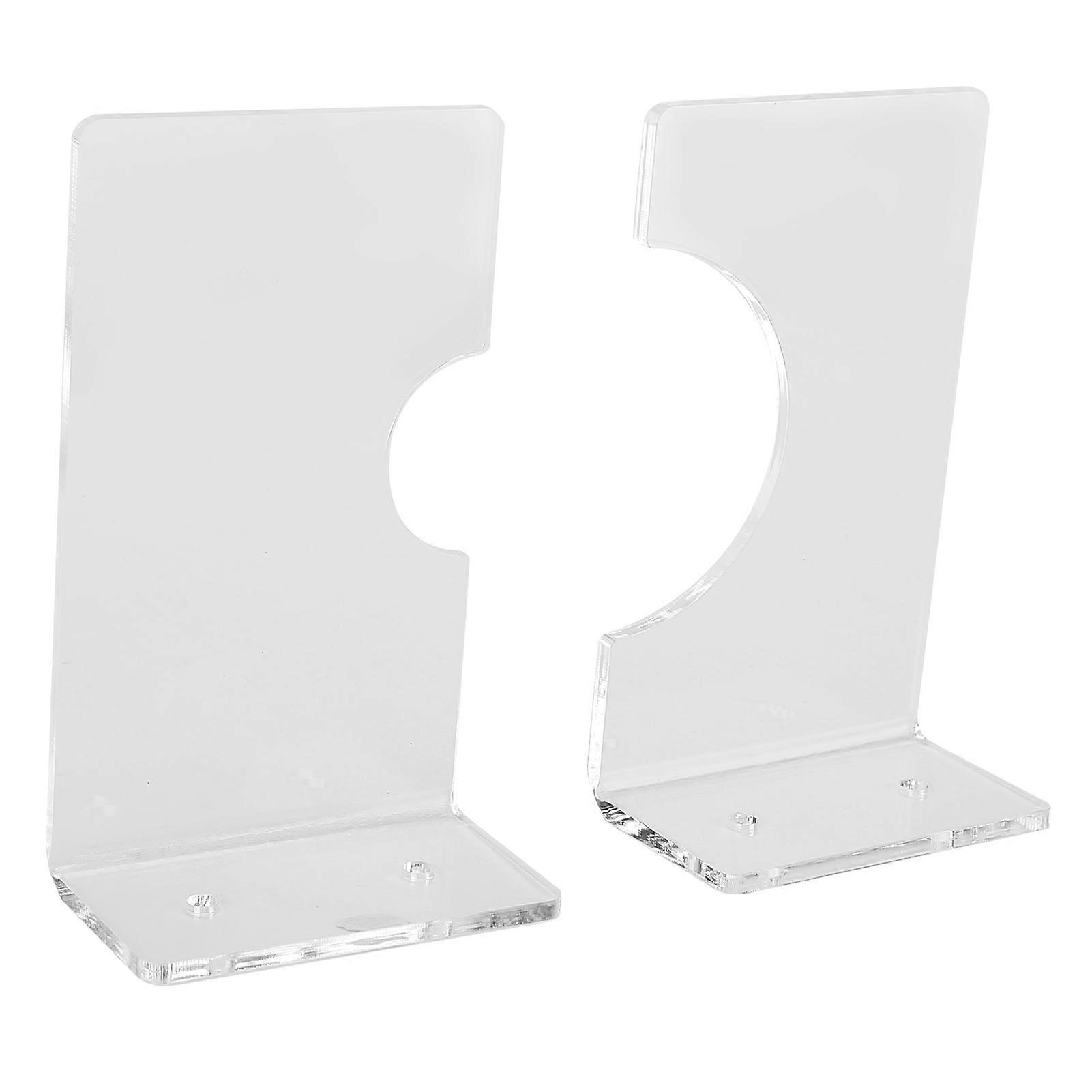 Acrylic Wall Mounted Horizontal Sword Display Rack Storage Stand Transparent Decoration