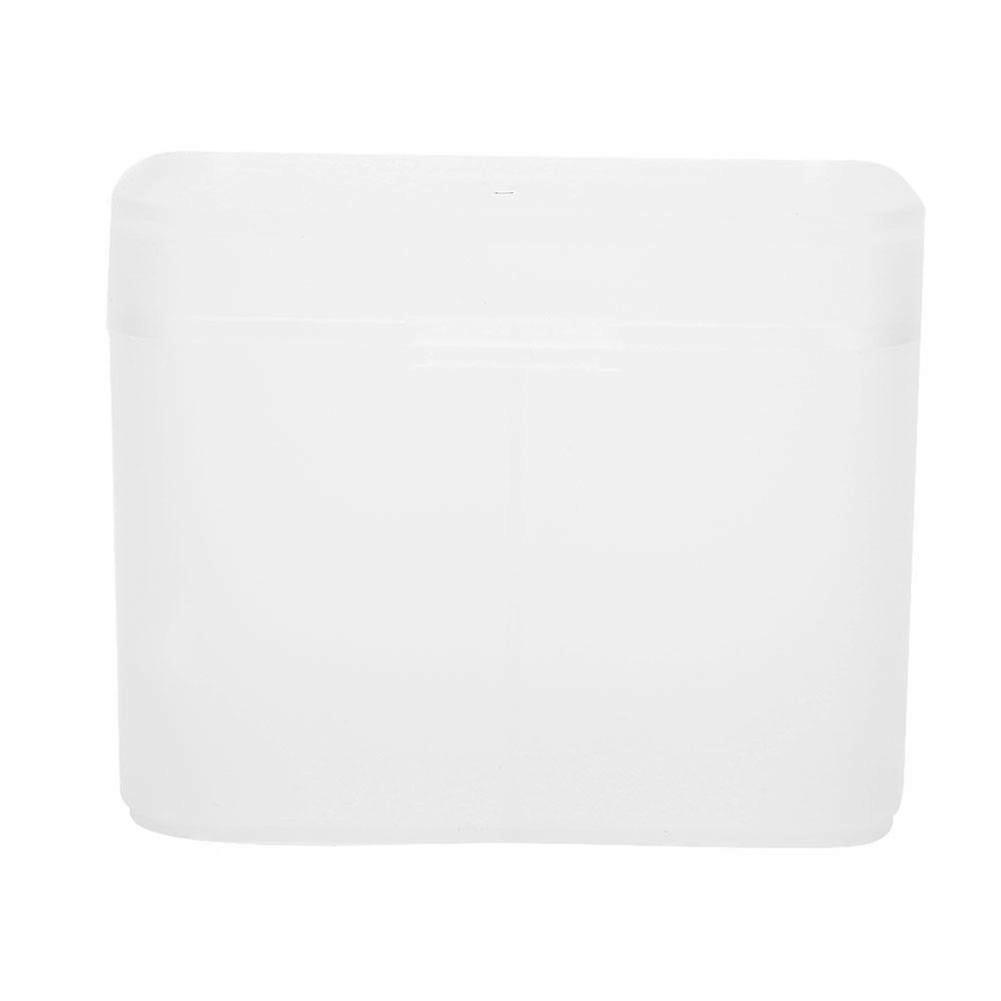 Nail Polish Remover Pad Container Case with Transparent Design and 2 Grids YX