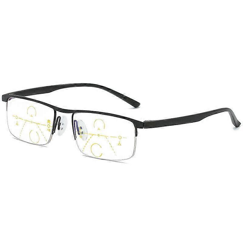 Smart Zoom Reading Glasses Progressive Multi-Focus Computer Anti-Blue Light Ray