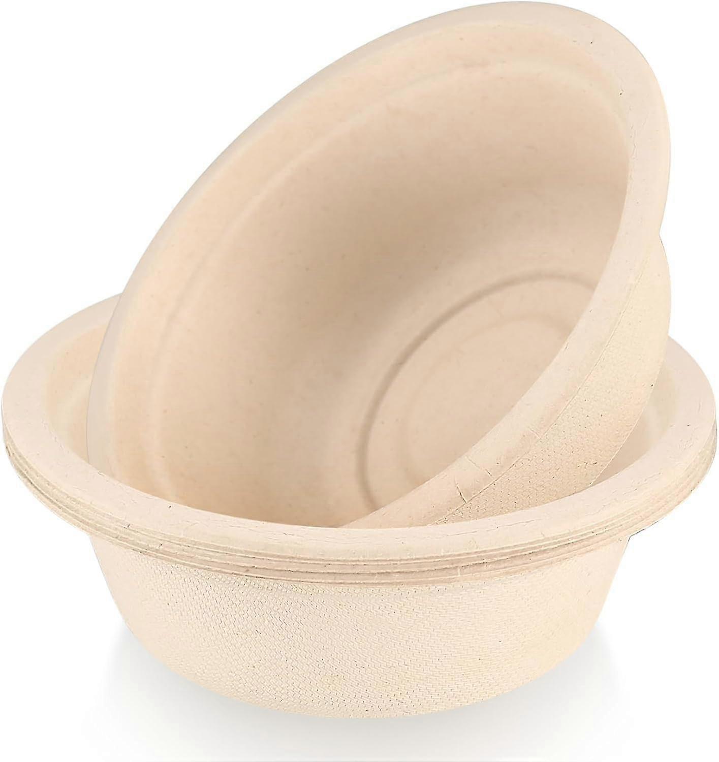 Eco-friendly Sugarcane Soup Bowls (50 Pcs)