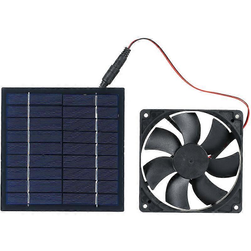 Ventilateur De Toit Solaire 12V Pour Camping-Car Remorque - Moteur Silencieux - Ventilation Continue - Alimentation Solaire + Capteur Lumière - 9