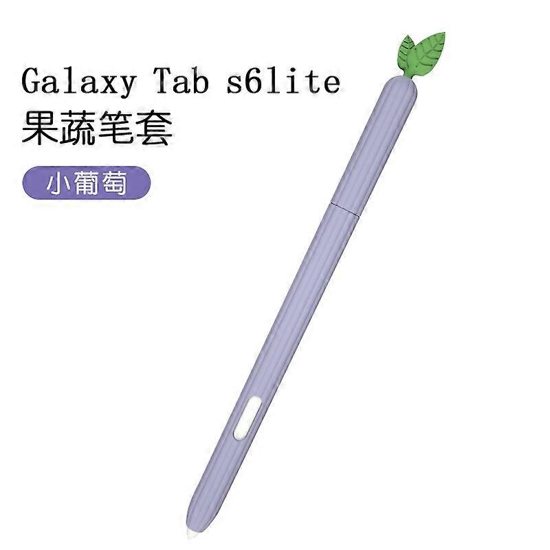 For Samsung Galaxy Tab S6 Lite Pencil Case Cover Colorful for Tablet S6Lite S7 S8 S9 Pen Bag Non-slip Protection Silicone Sleeve Computer Covers & Ski