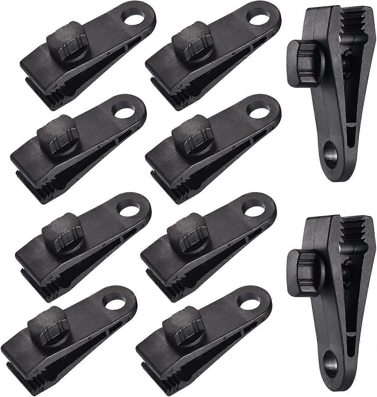 10 Sets Tarp Clip Tent Clamp Tarp Awnings Clip, Tarp Clamp, Tent Clamp, for Car Tent, Tarp, Awnings, Camping