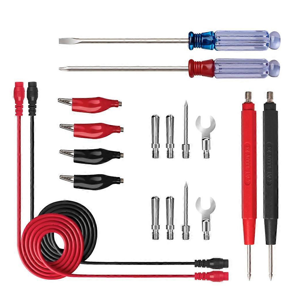 Universal Meter Test Line Multimeter Test Leads Kit with Alligator Clips, Test