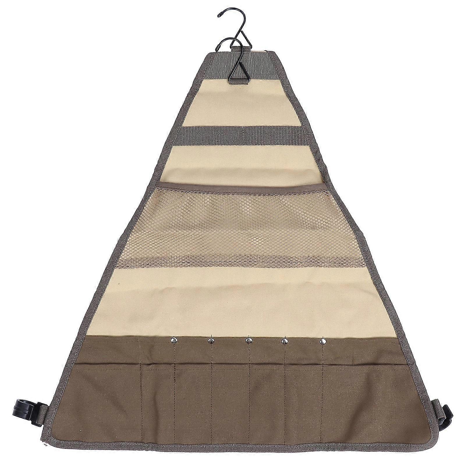 Outdoor Hanging Bag Portable Triangular Outdoor Picnic Camping Tableware Hanging Cookware Storage Bag