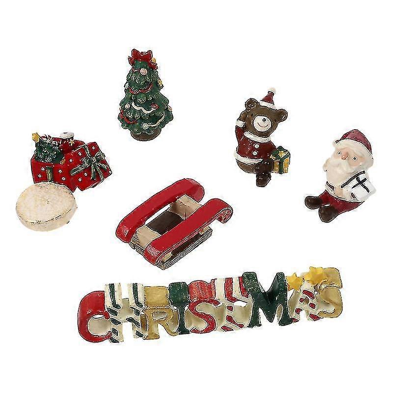 6pcs Fish Tank Resin Decor