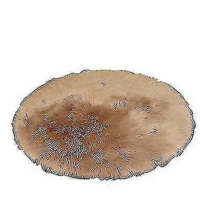 50cm Bean Paste Plush Round Bedroom Carpet Round Cushion Az1993