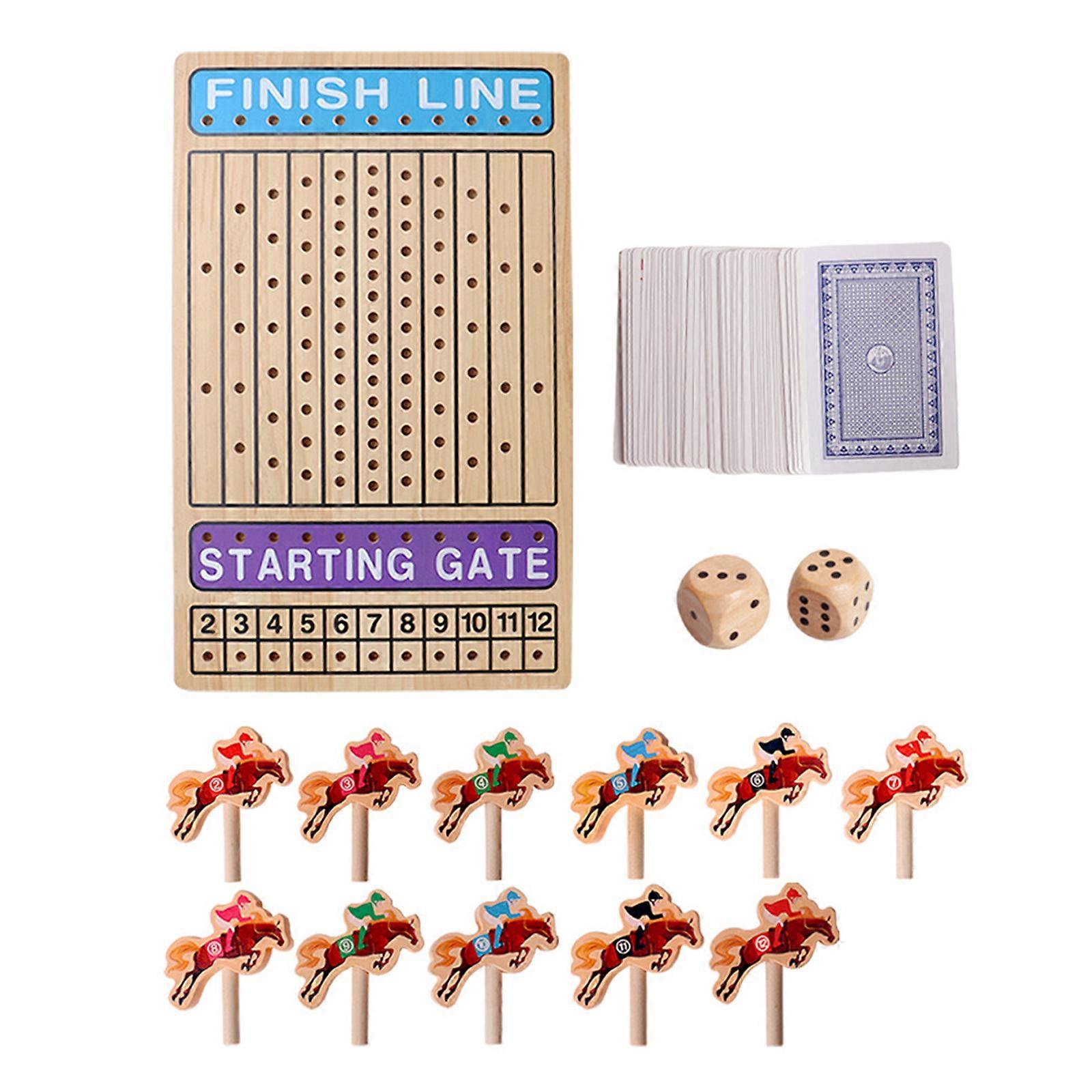 Horse Racing Game Chess Fun Thinking Interactive Battle Game Set