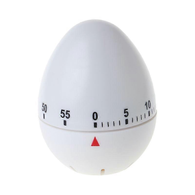 Egg Shape 60 Minute Mechanical Timer Countdown Alarm Kitchen Cooking Reminder To
