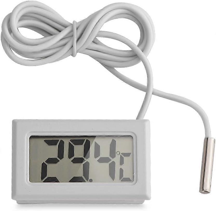LCD Digital Thermometer Mini Temperature Meter Probe Sensor Digital LCD Thermometer