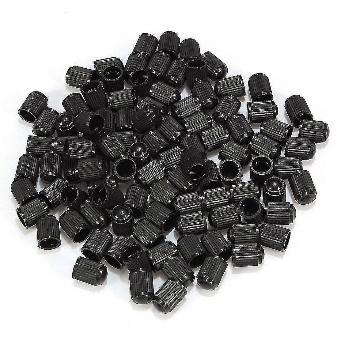 100 pcs πλαστική κάλυψη βαλβίδων καπακιών ελαστικών καπακιών για το μαύρο μοτοσικλετών αυτοκινήτων