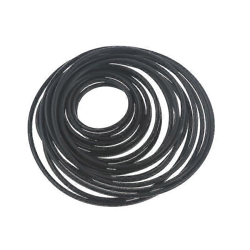 20pcs Durable 1.5mm Cassette Tape Machine Belt Assorted Common Round Rubber Belt For Recorders Walkman