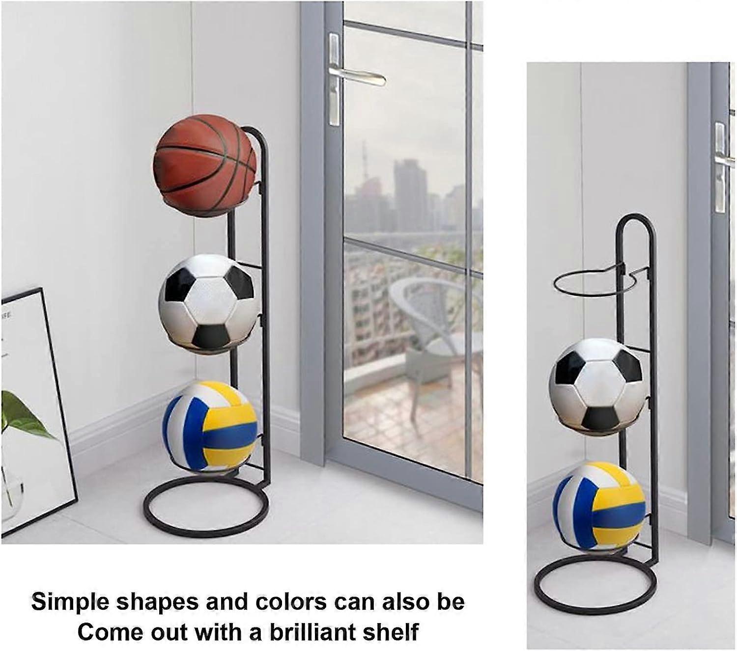 Storage Vertical Ball Rack - Layered Ball Storage Rack - 3 Stack ...