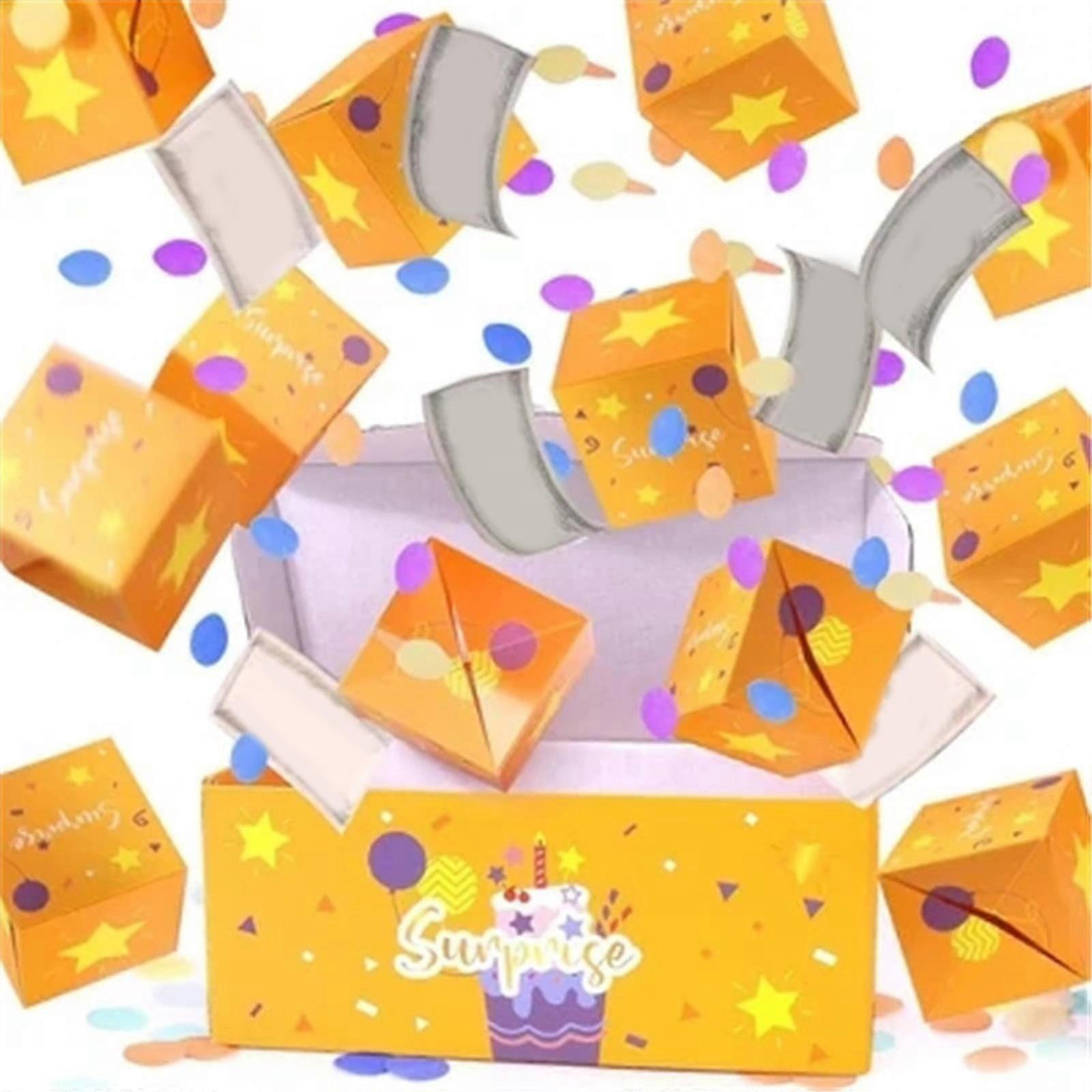 Regalo di compleanno a sorpresa Gift Boxcreating Most Surprising Gift, busta rossa che rimbalza romantico confezione regalo