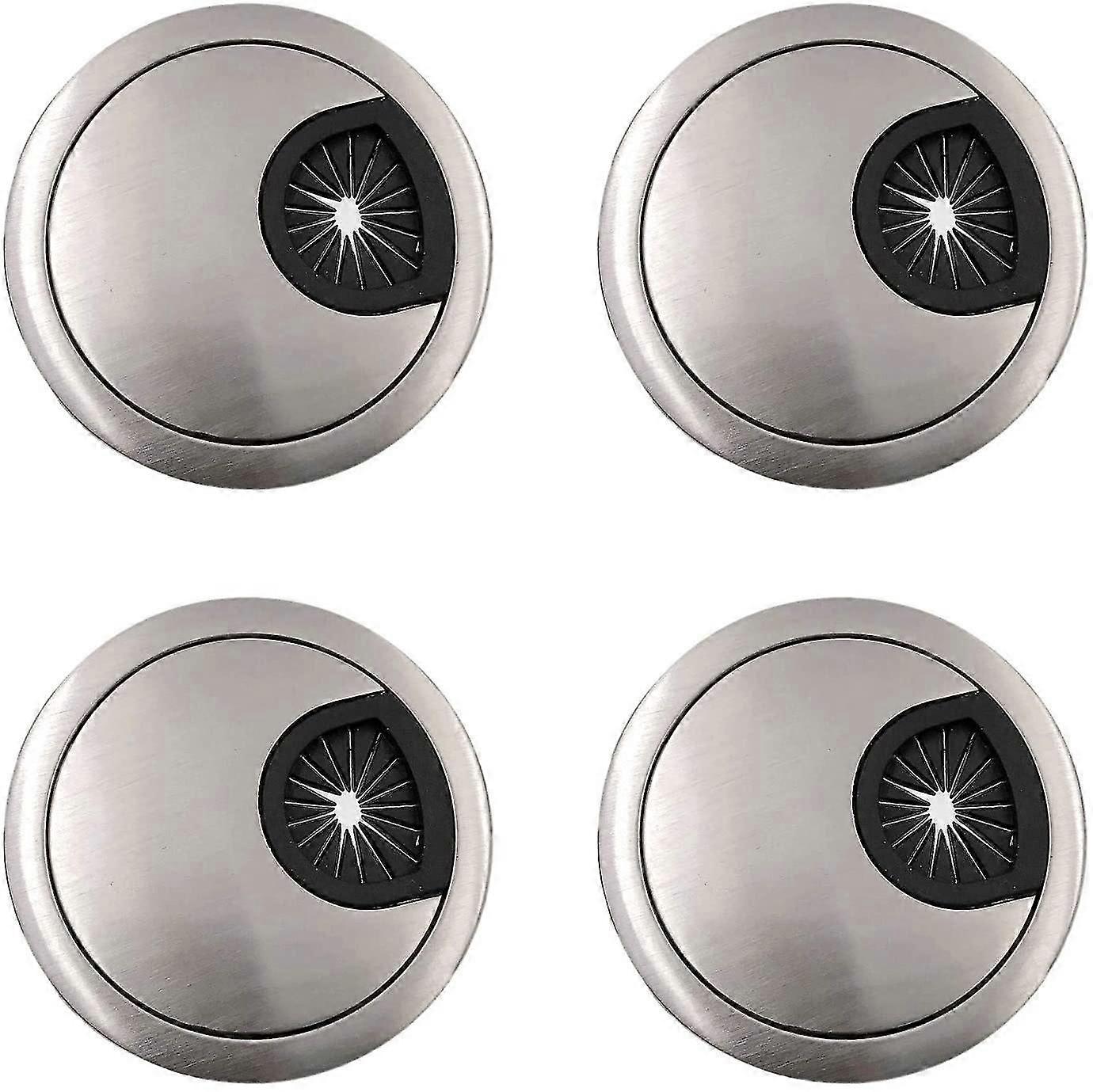 4 Pcs Zinc Alloy Cable Passage hole