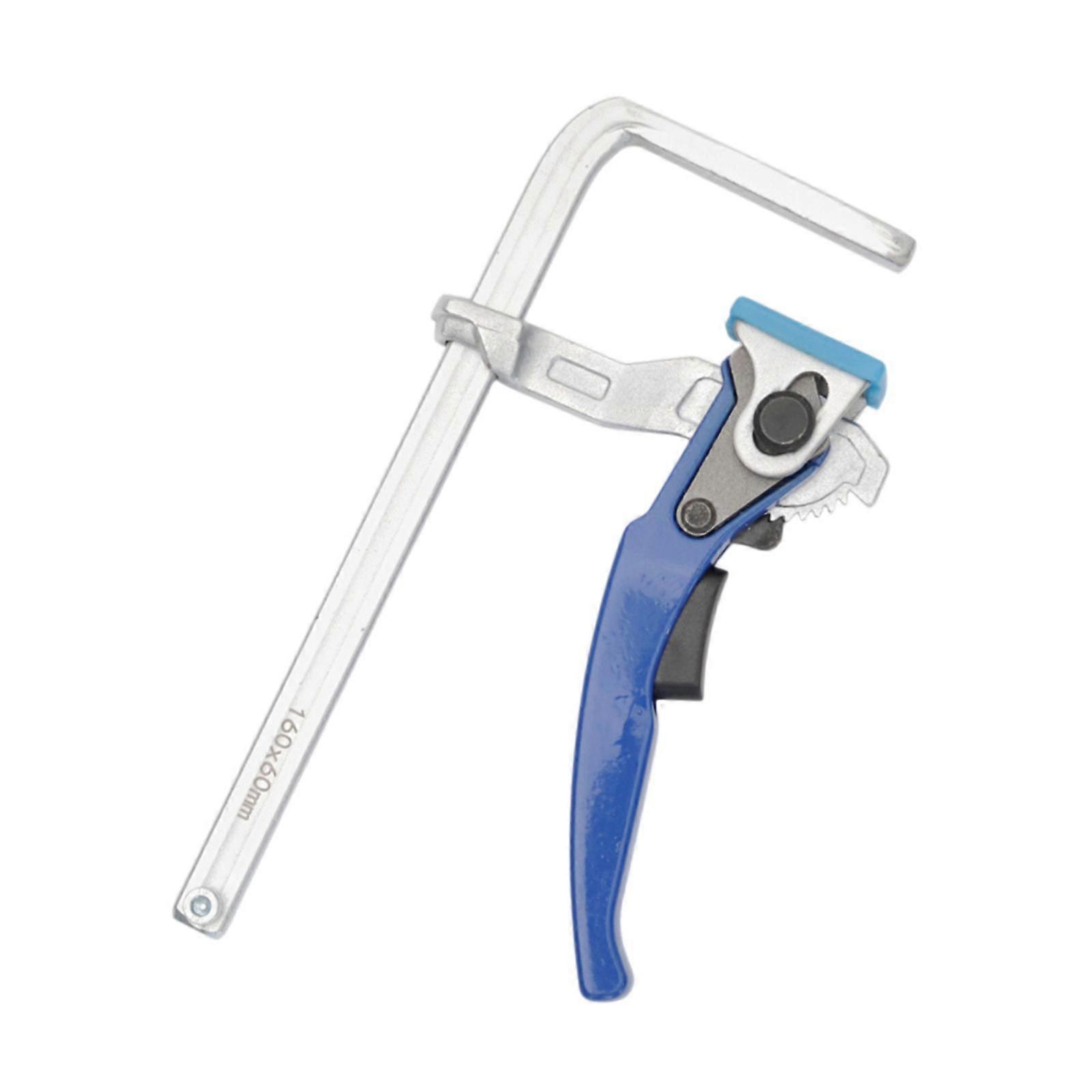 Ratcheting Table Clamp Alloy Ratchet Guide Rail F Clamp for Sanding Cutting