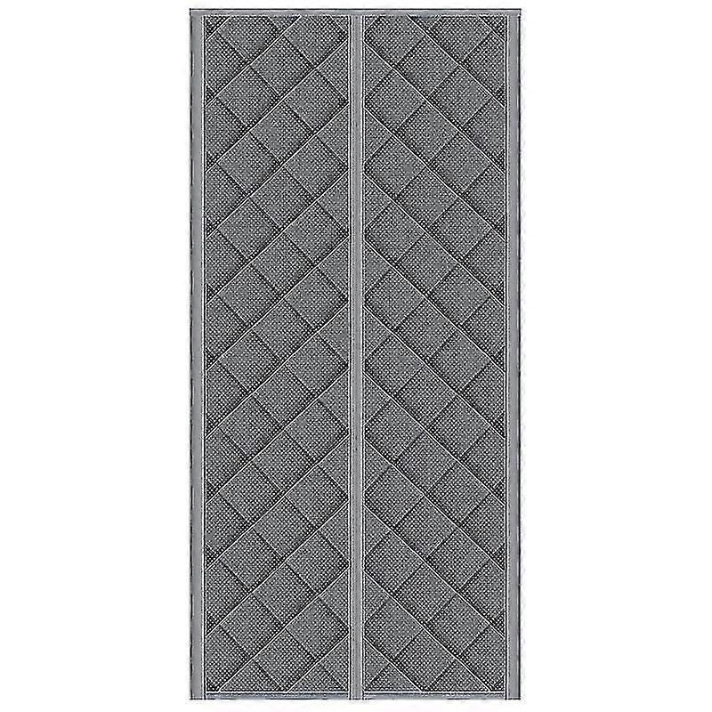Door Curtain,insulated Door Cover For Winter,heavy Windproof Soundproofing Curtain,grey