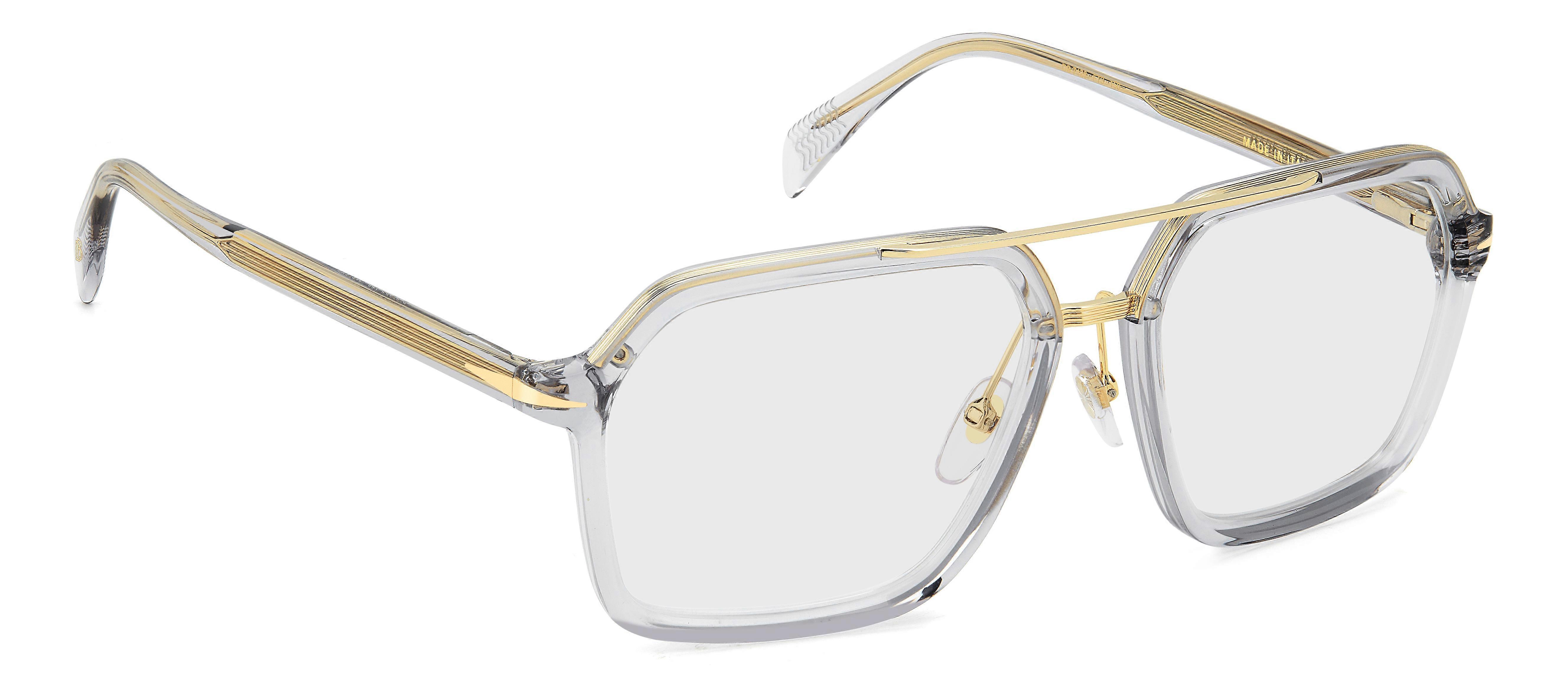 Eyewear Frames DAVID BECKHAM DB 7128 FT3 GREY GOLD 56/18/150 MAN