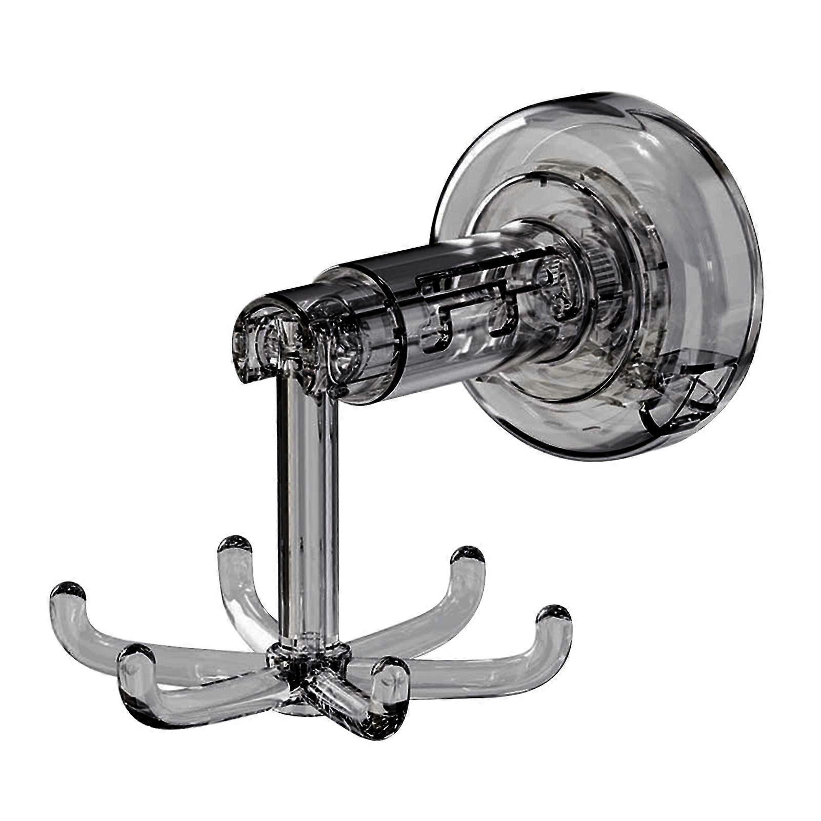 360 Degrees Rotating Folding Hook Multi-Purpose Kitchen Utensil Hanging Rack No Drilling Suction Cup Hook for Kitchen