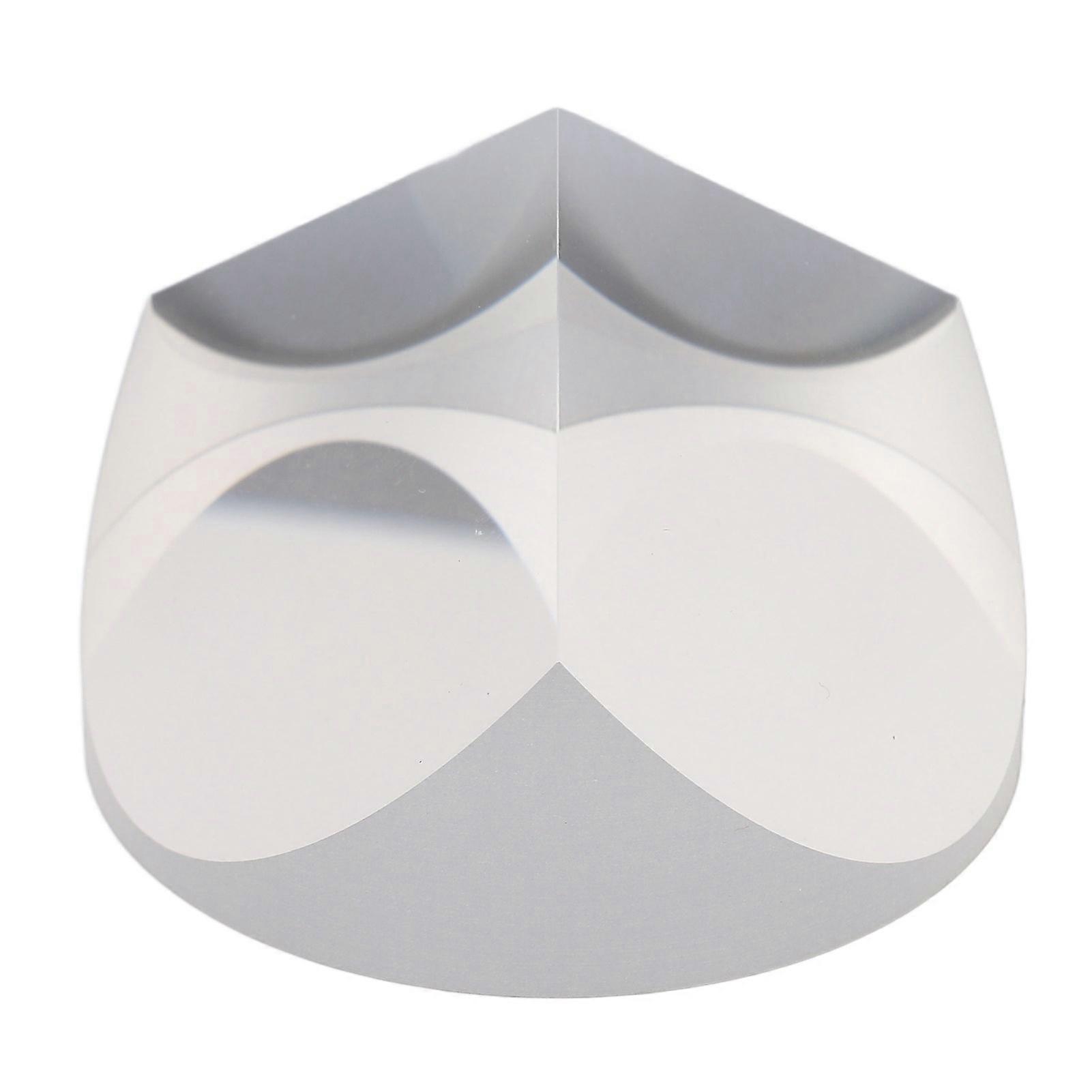 Corner Cube Prism 64mm Optical Glass Total Station Corner Cube Prism Accessory for Replacement