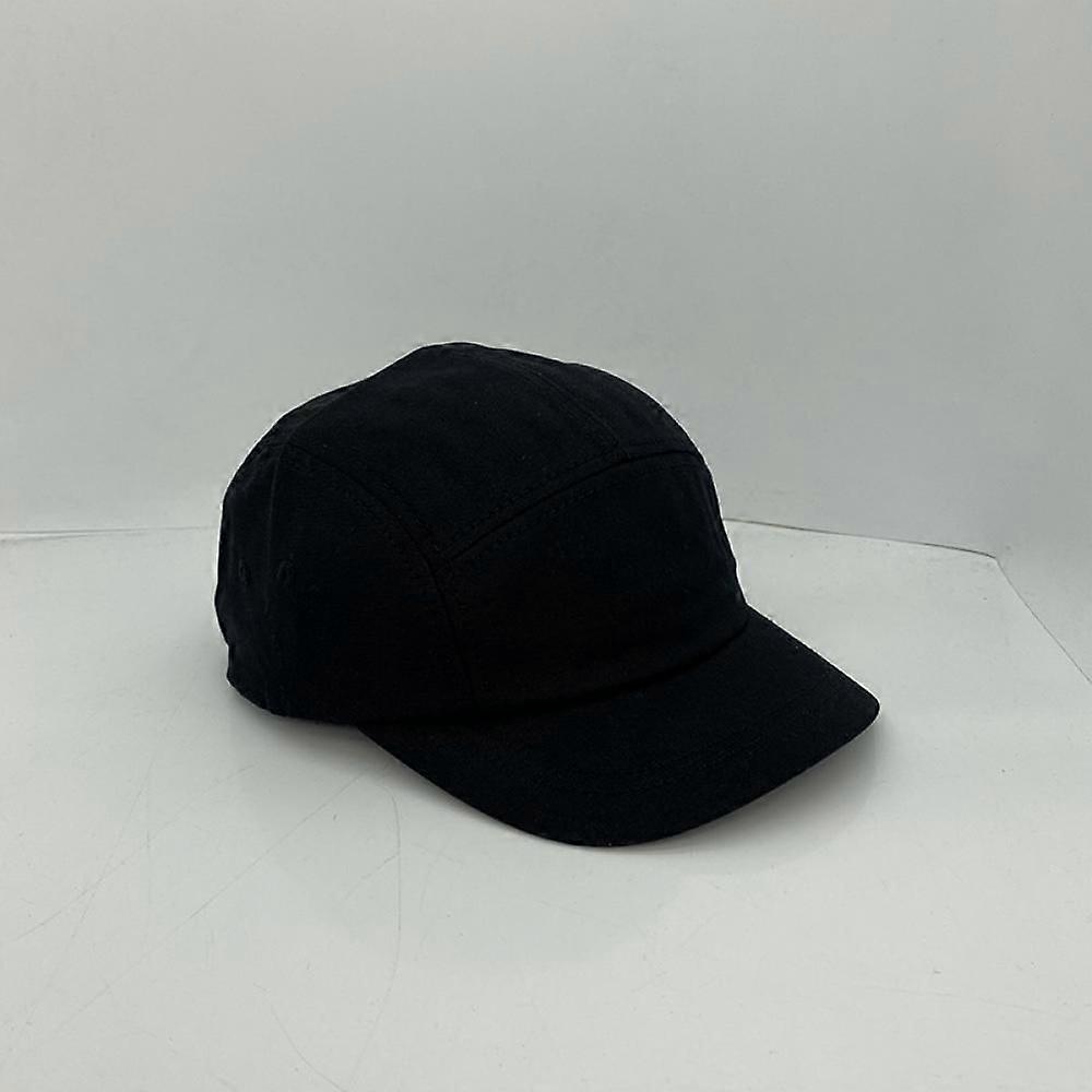 Dotpet Flat Top Cap Men's And Women's Adjustable Baseball Cap(Black)
