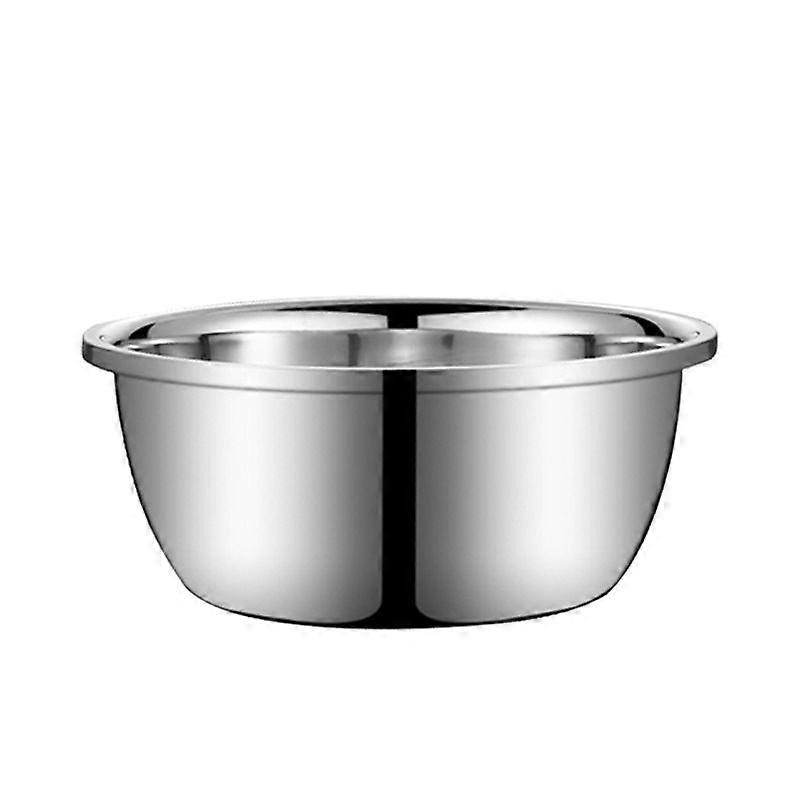 Stainless steel multifunctional basin, thickened dishwashing rice sieve three piece set, and flour cooking basin drainage basin