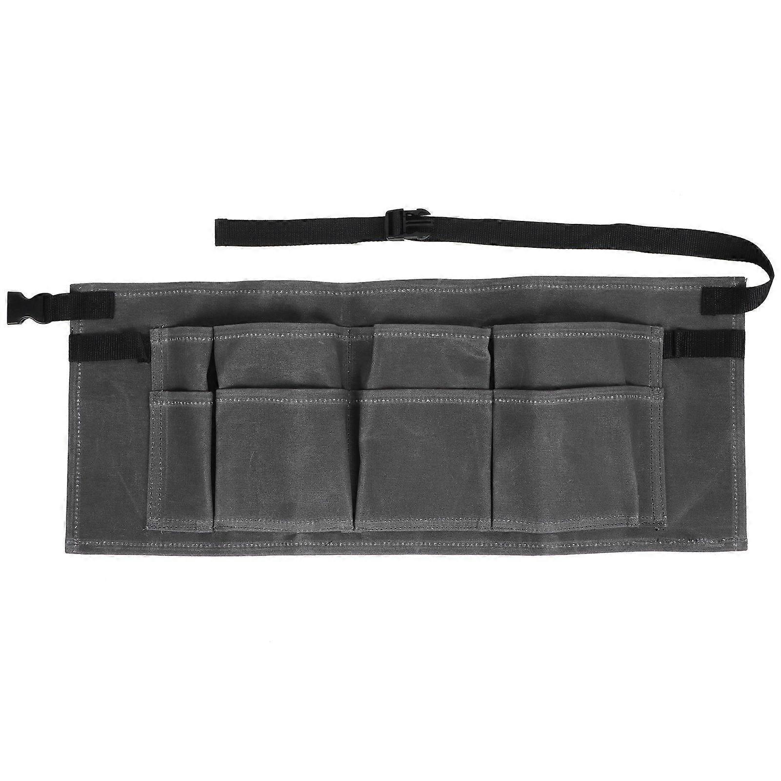 Garden Adjustable Tool Bag MultiPocket Woodworking Tool Belt for Garden OutdoorGrey
