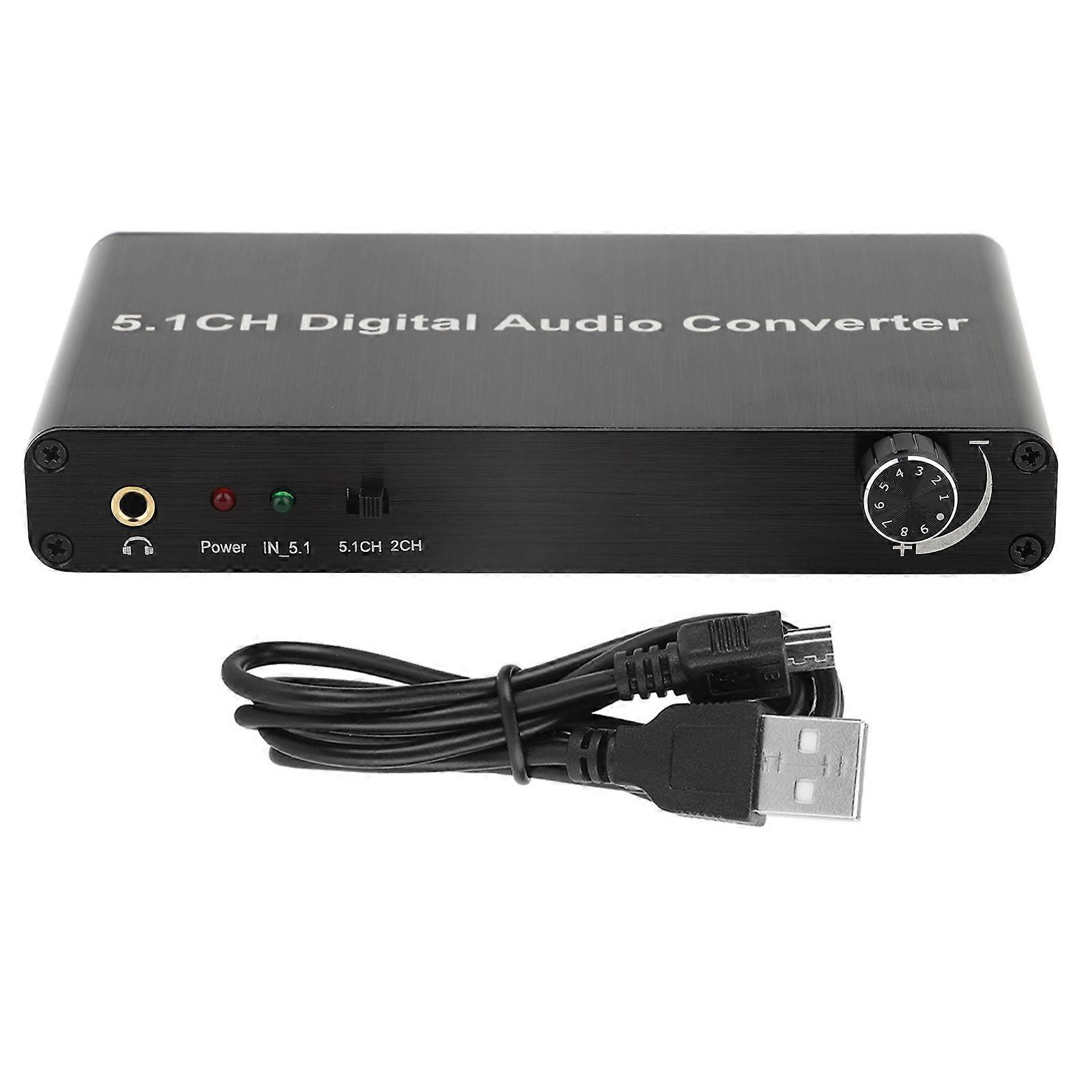 5.1 Decoder Decoding SPDIF Input to 5.1CH Digital Audio Converter Support for DTS/AC3