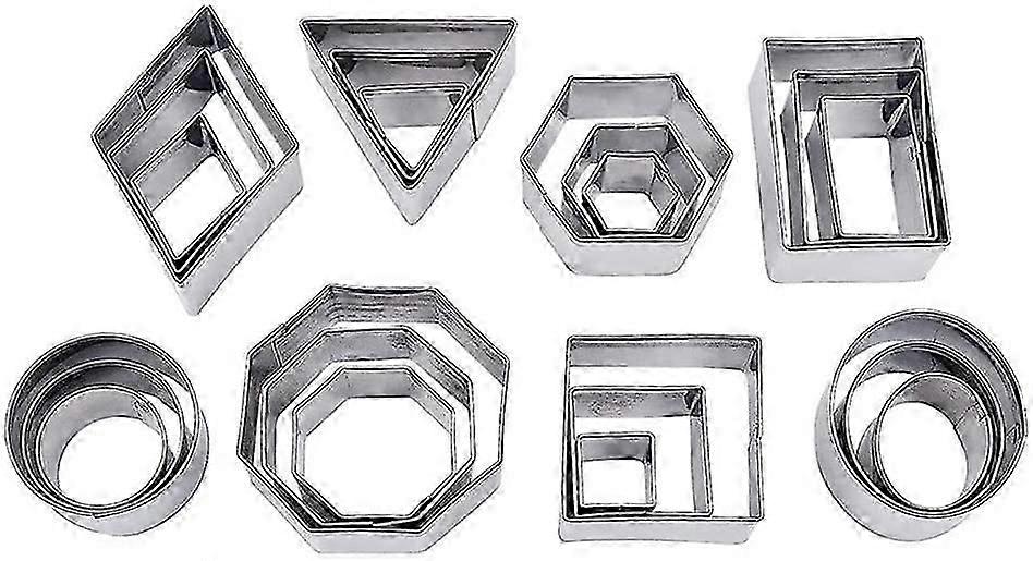 Mini Geometric Cookie Cutter Set