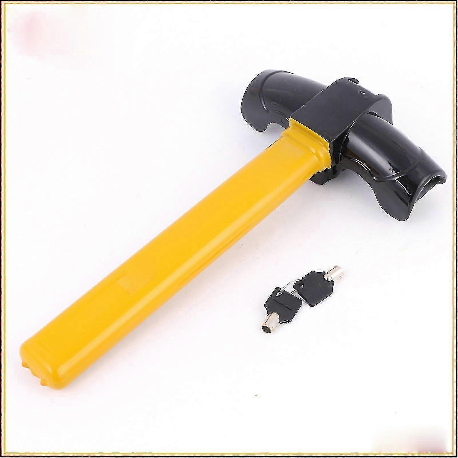 High Strength T-Shaped Steel Car Steering Wheel Lock - Anti-Theft Safety Device