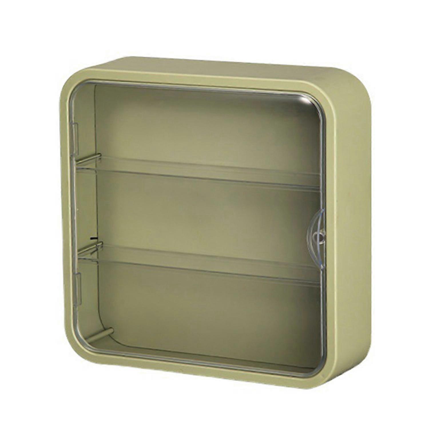 Wall Mounted Figures Display Case Large Capacity Dust-Proof Doll Storage Box Magnetic Closure