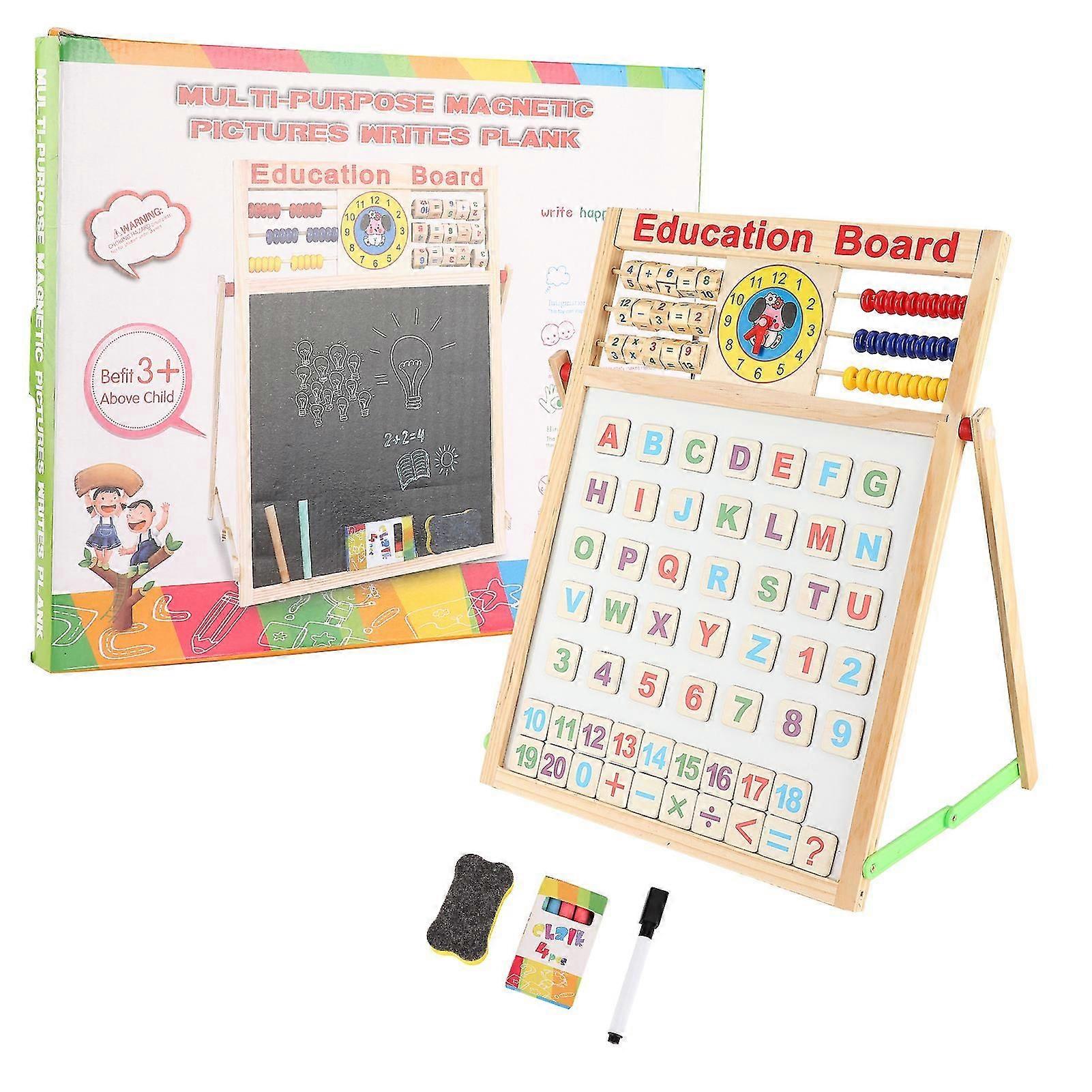 Children Drawing Board - Double Sided Magnetic Whiteboard Chalkboard