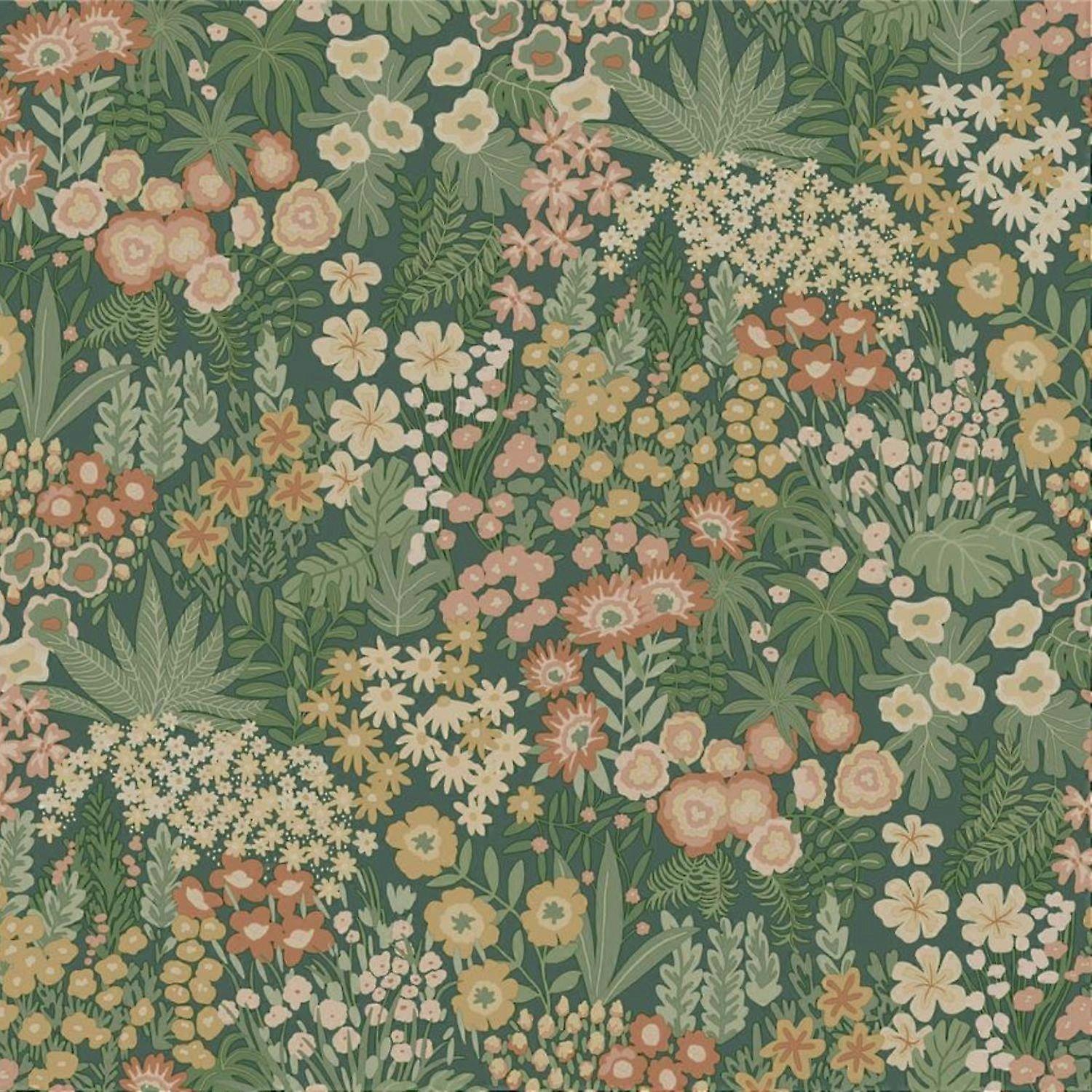 Holden Everbloom Smaragdgrön Tapet