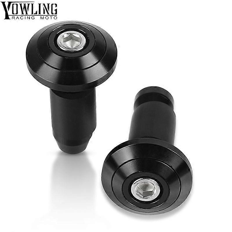 Motorcycle grips ends Handle Bar Cap End Plugs Handlebar Grips compatible for Kawa-saki Z300 Z650 Z750 Z800 Z900 Z1000 ER6N/F Accessories MAXP