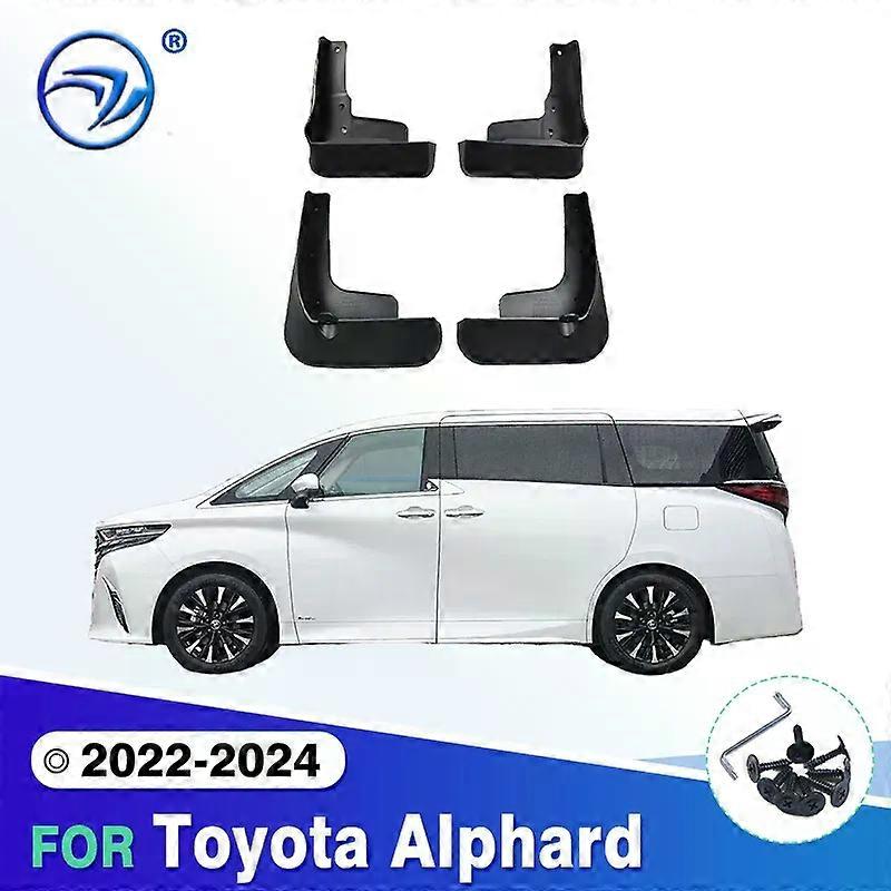Exquisite For Toyota Alphard 2022-2024 2023 Fender Mudflaps Splash Guards  Mudguards Mud Flaps car Access
