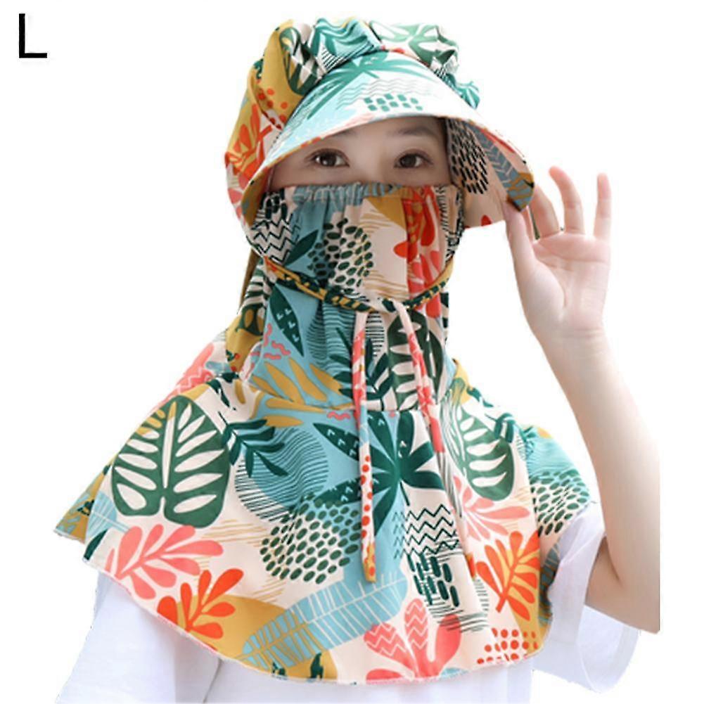 Máscara facial de verão com proteção UV para mulheres